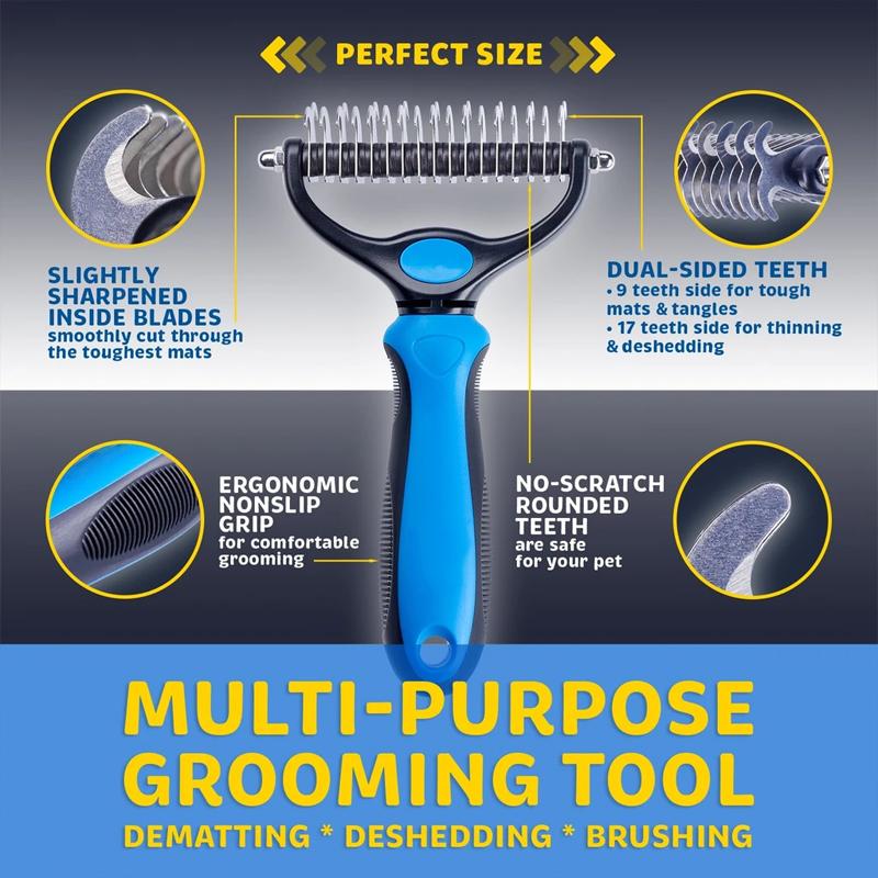 Furano™ - Gentle Undercoat Rake for Quick Shed Control
