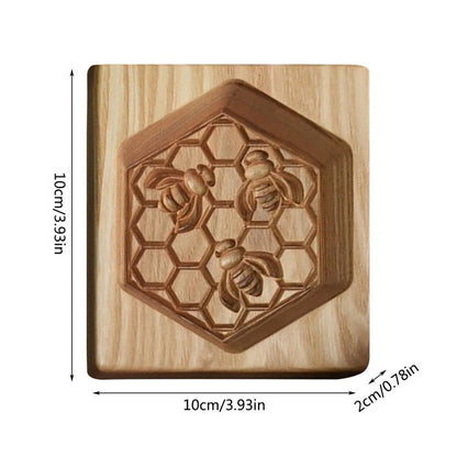 Ovale™ - Two-Piece Beech Cookie Stamp Set
