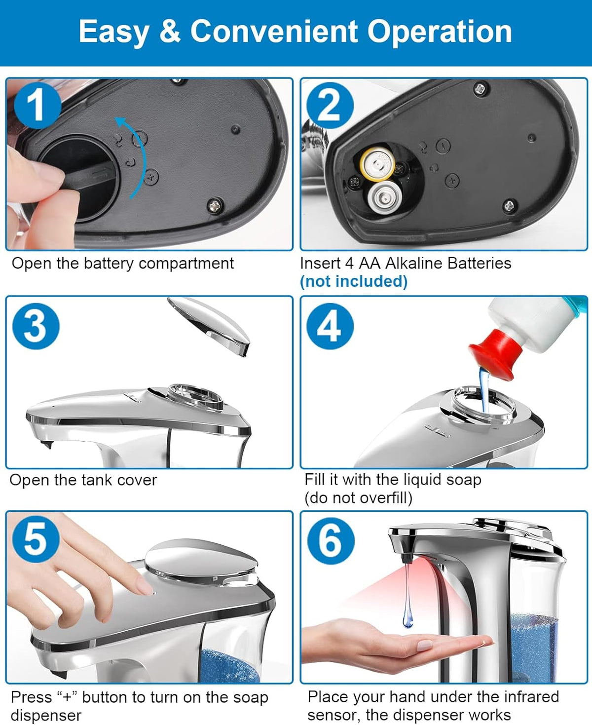 Nuvio™ - Touch-Free Dish Soap Dispensing Made Simple
