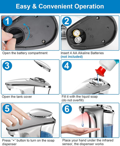 Nuvio™ - Touch-Free Dish Soap Dispensing Made Simple