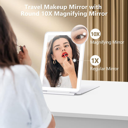 Lumine™ - Portable LED Mirror for Precise Makeup Application