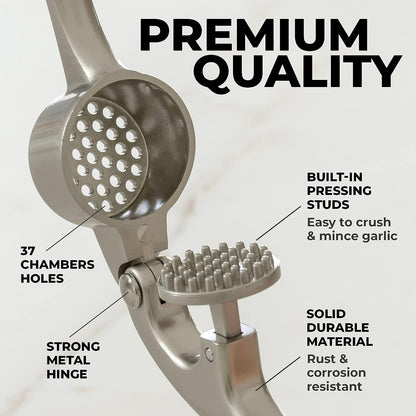 Zestio™ - Effortless One-Hand Garlic Mincing