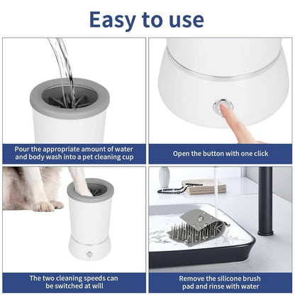 Pawlix™ - Gentle Rotating Wash For Muddy Paws