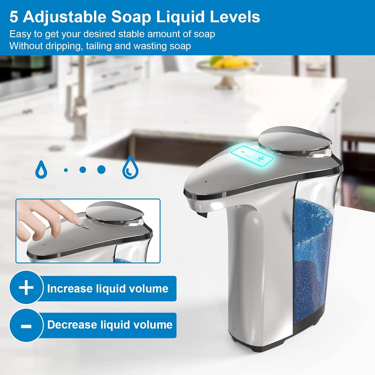 Nuvio™ - Touch-Free Dish Soap Dispensing Made Simple