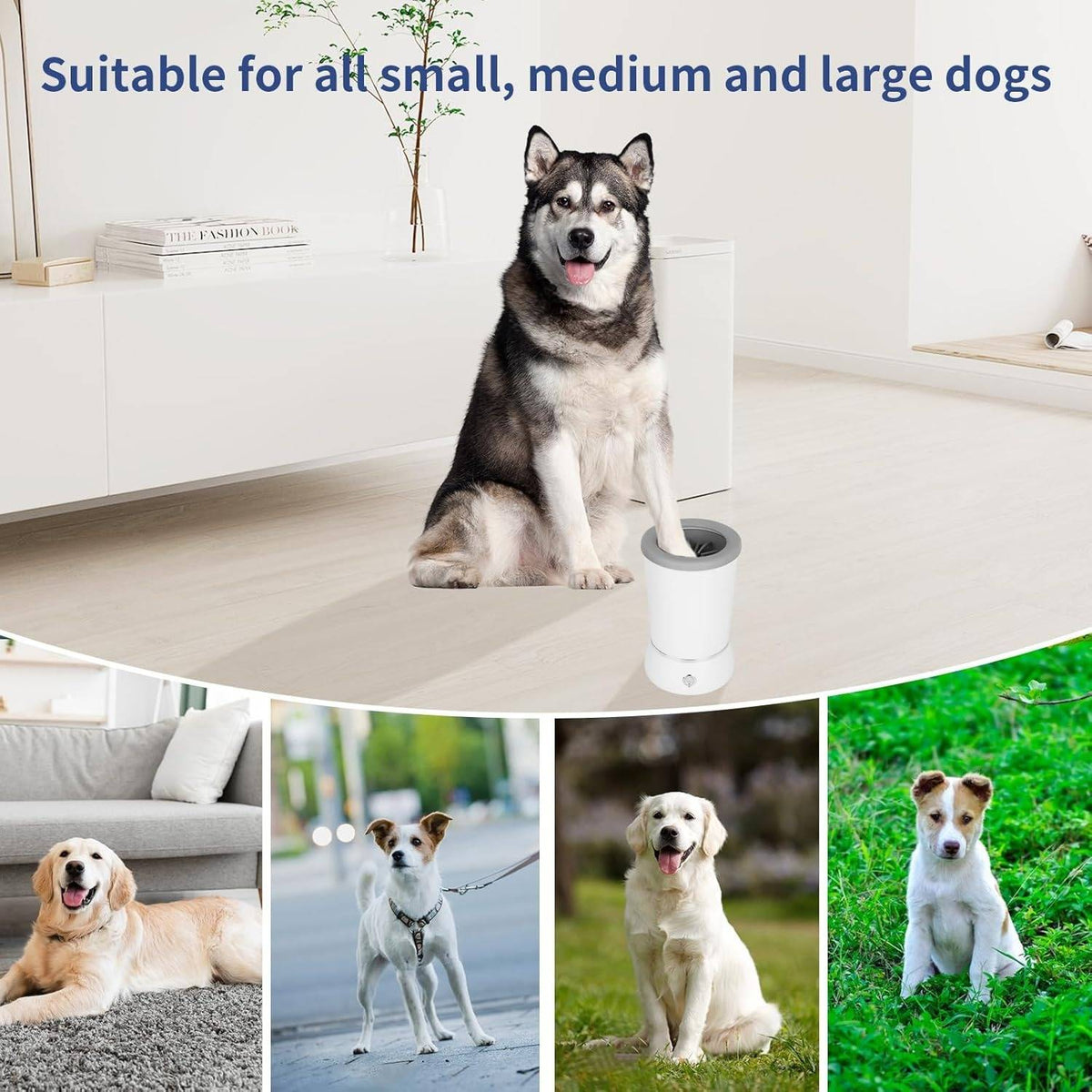 Pawlix™ - Gentle Rotating Wash For Muddy Paws