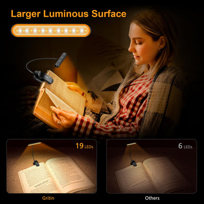 Lumeo™ - Wide-Beam Reading Light for Comfortable Nights