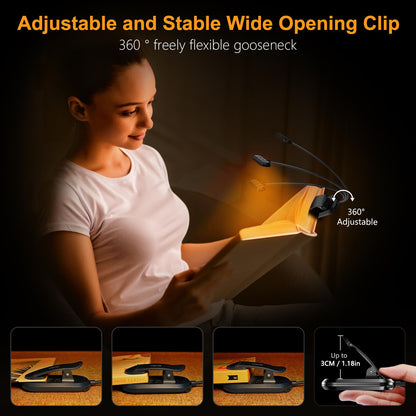 Lumeo™ - Wide-Beam Reading Light for Comfortable Nights