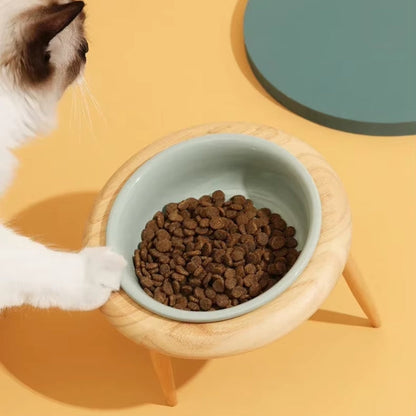 Alorra™ - Raised Ceramic Bowl For Comfortable Mealtimes
