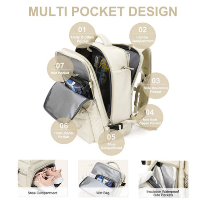 Voyaro™ - Organized Travel Carry with Wet and Shoe Separation