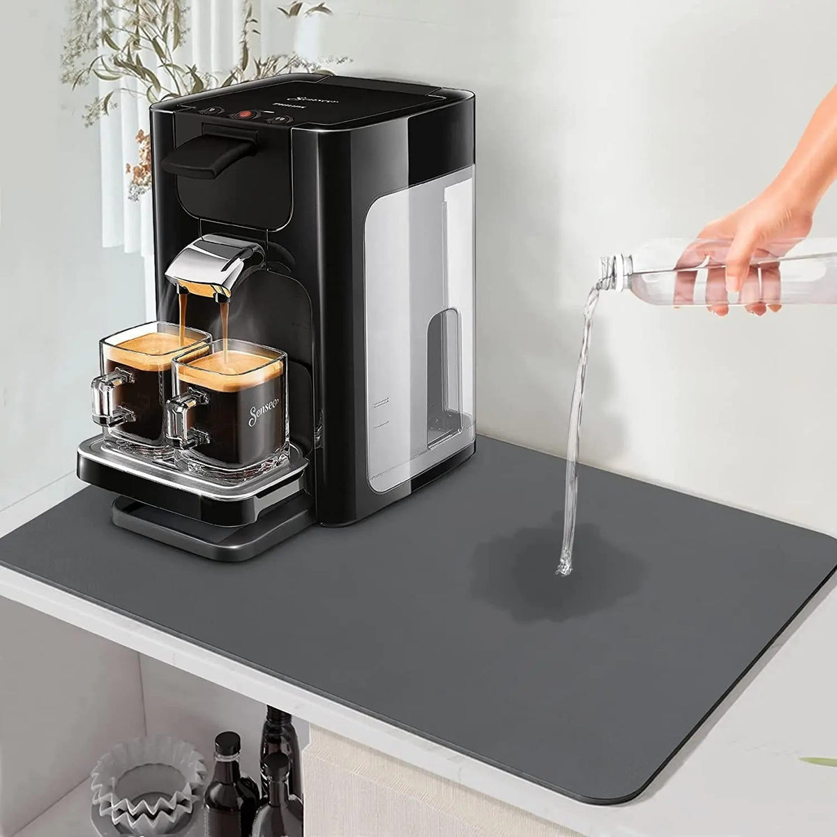 Absora™ - Fast-Drying Counter Mat for Wet Dishes