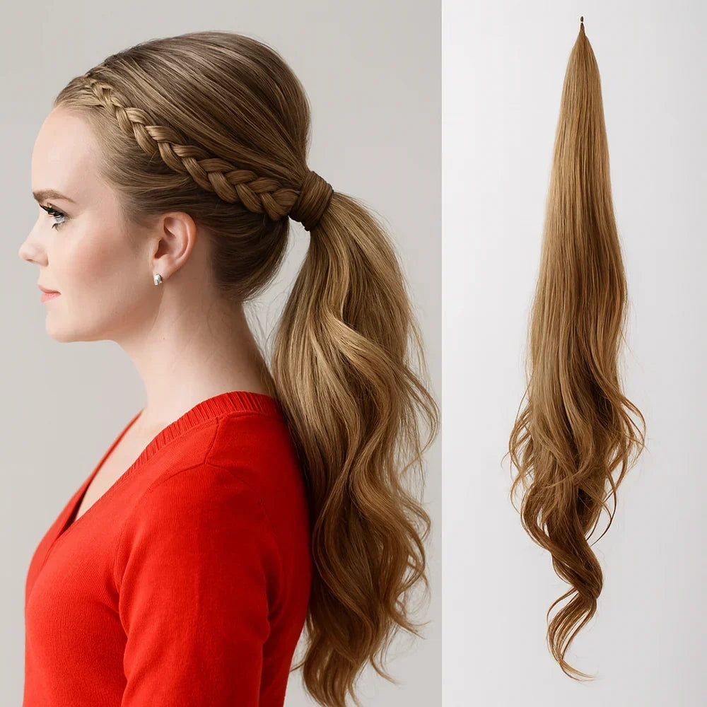 Velira™ - Seamless Wrap Around Ponytail For Effortless Volume
