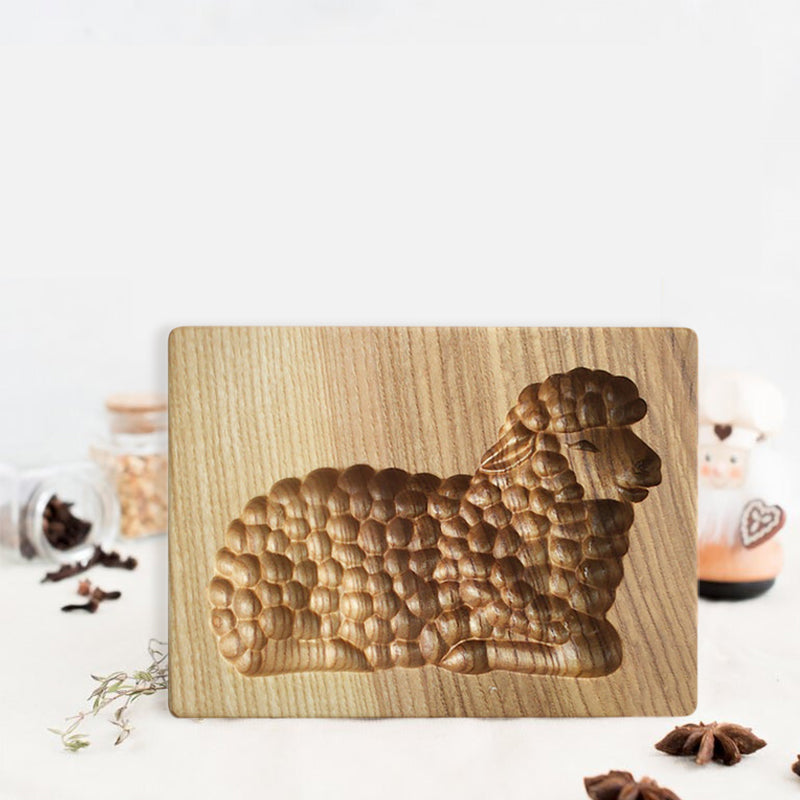 Ovale™ - Two-Piece Beech Cookie Stamp Set
