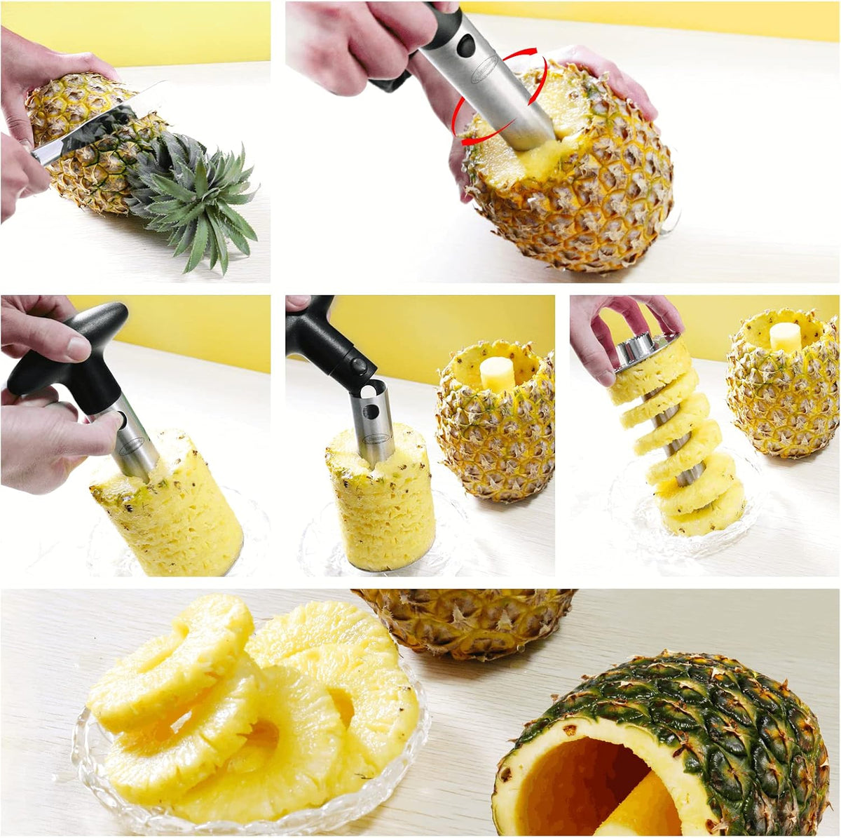 Spirio™ - Effortless Spiral Slicing for Perfect Pineapple Rings