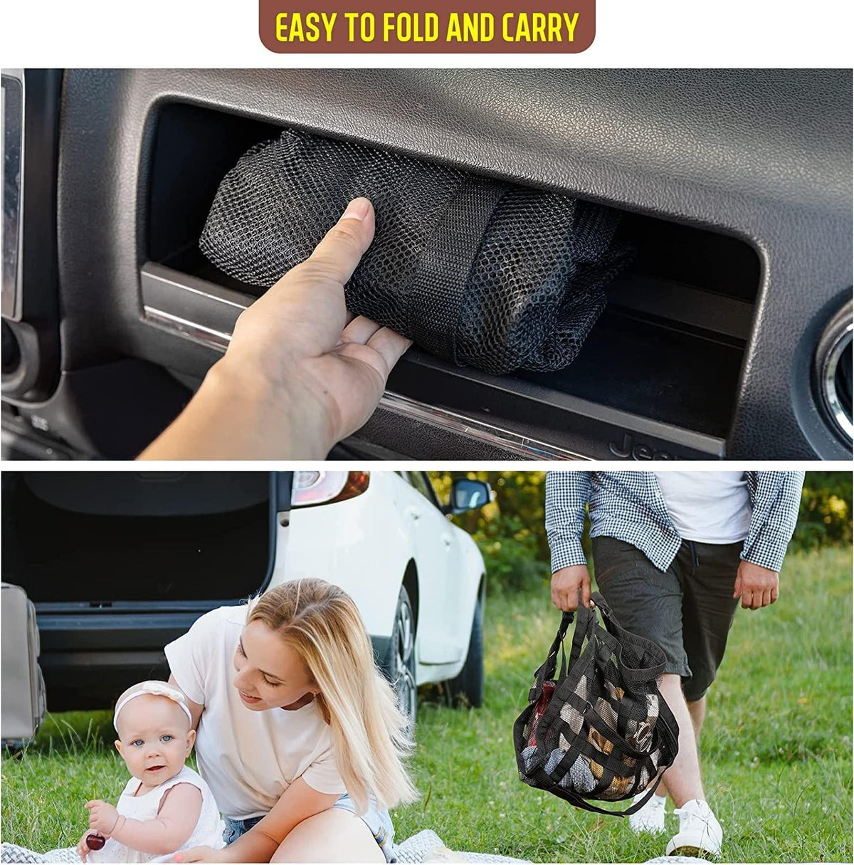 Aeris™ - Overhead Cargo Organizer For Vehicle Ceilings