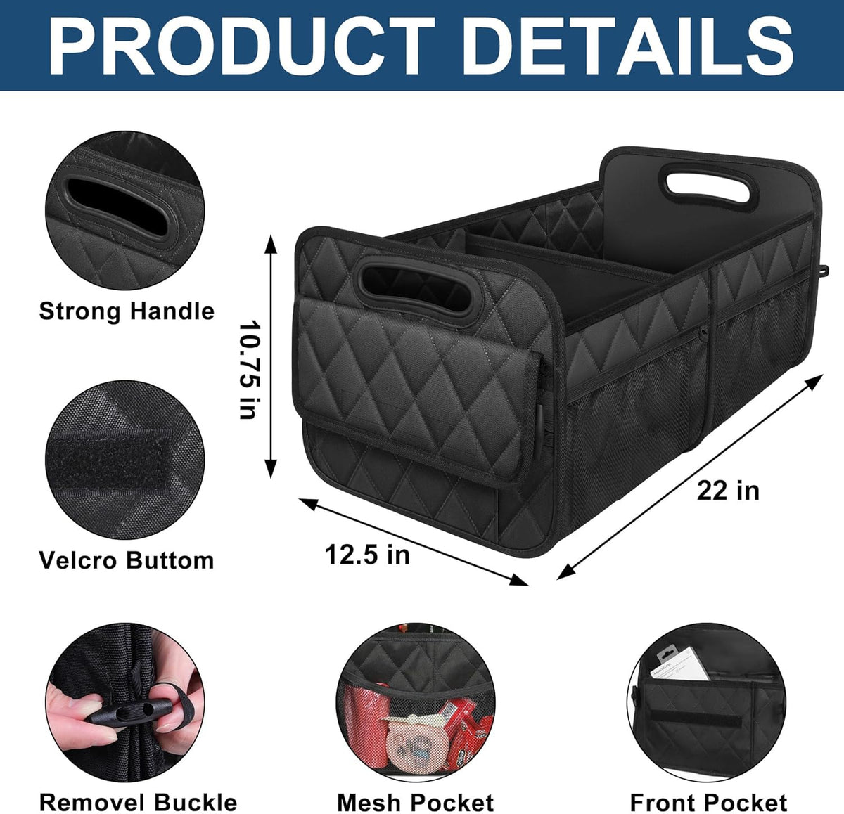 Storix™ - Foldable Trunk Organizer For Everyday Use
