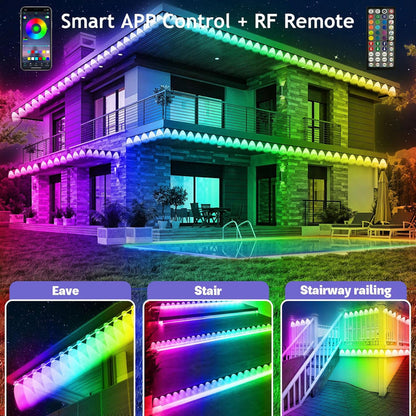 Luminex™ - Permanent Patio Lighting That Syncs To Music