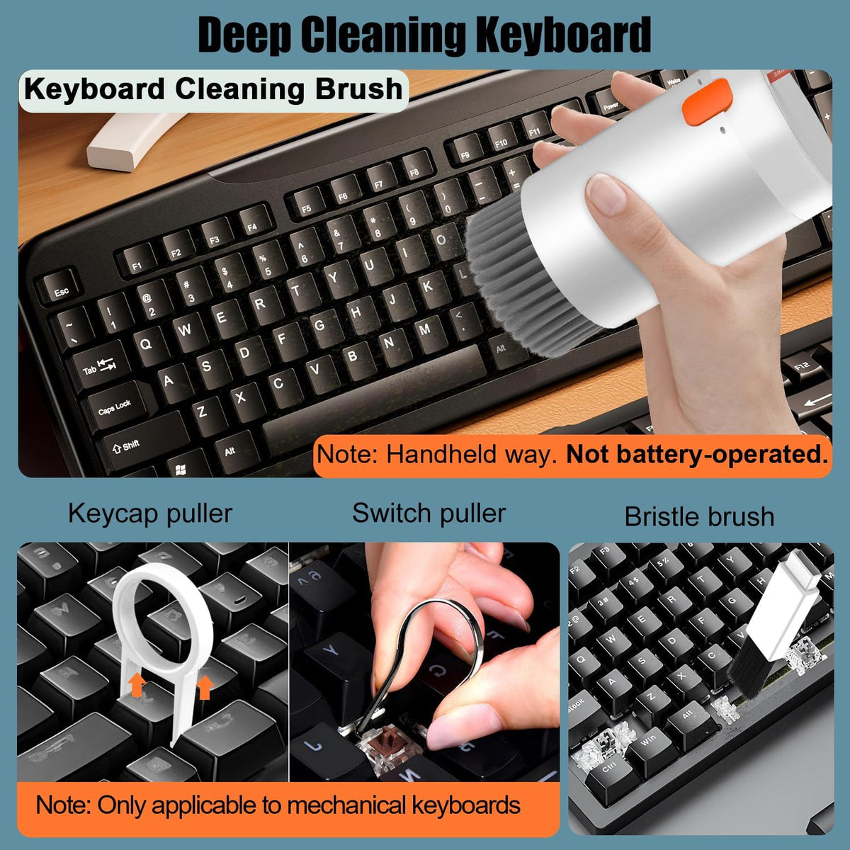 Cleano™ - Precision Cleaning For Keyboards And Earbuds