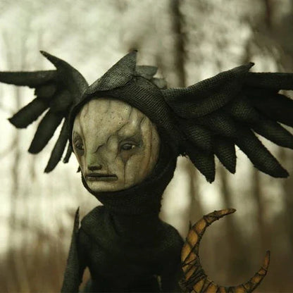 Noctiva™ - Detailed Gothic Witch Accent for Shelves