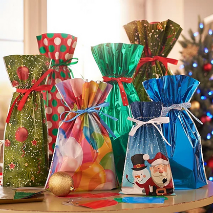 Velora™ - Durable Laminated Holiday Gift Bags
