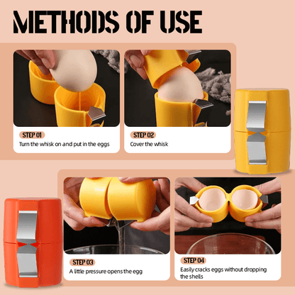 Ovella™ - Cleanly Cracks Eggs With Ergonomic Grip