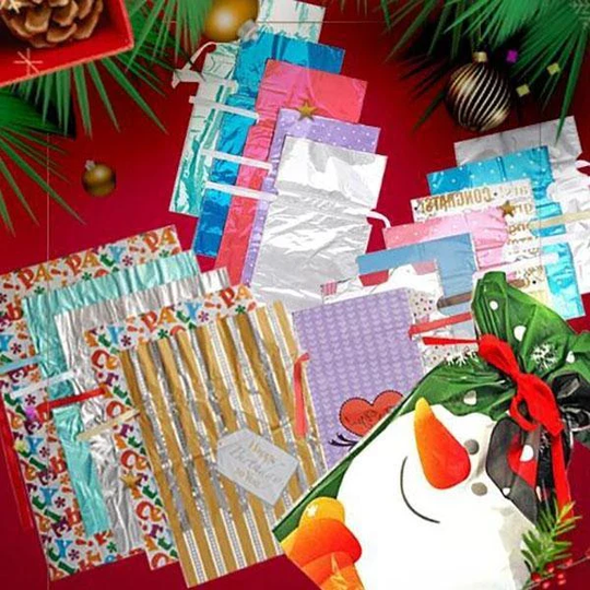 Velora™ - Durable Laminated Holiday Gift Bags