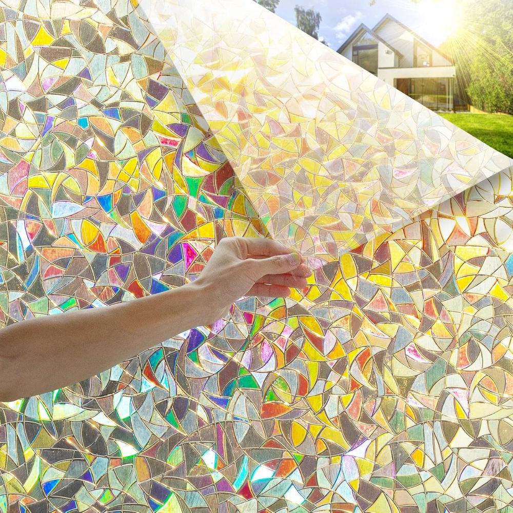 Spectra™ - Soft Frosted Privacy with Rainbow Light