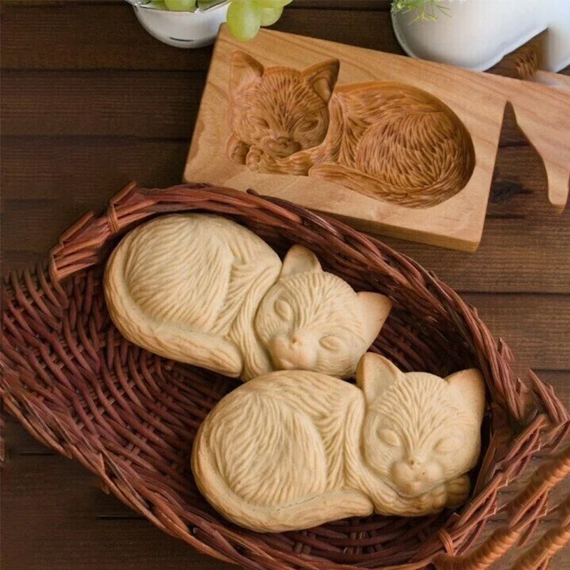 Ovale™ - Two-Piece Beech Cookie Stamp Set