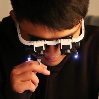 Visaro™ - Hands-Free Precision Magnification for Fine Work