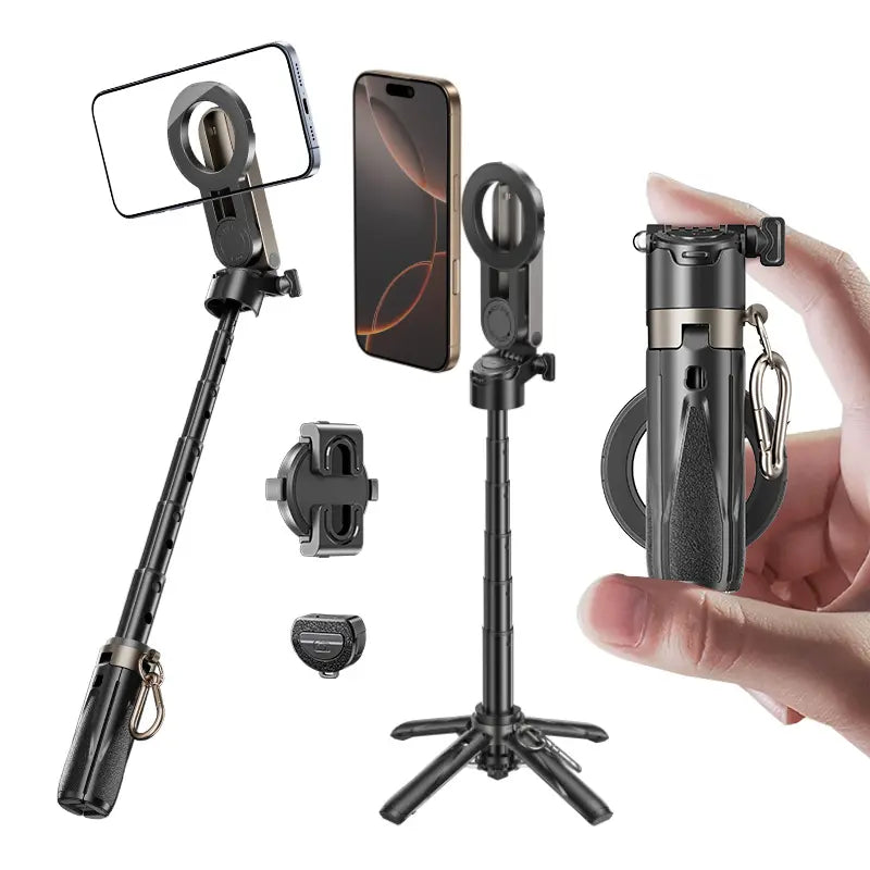 Vantix™ - 4-in-1 Magnetic Selfie Stick for Stable Hands-Free Shots