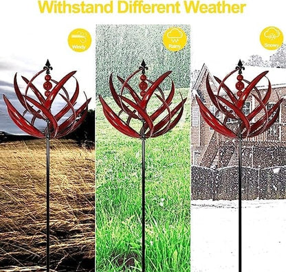Aerlis™ - Kinetic Garden Accent with Smooth Spinning Motion