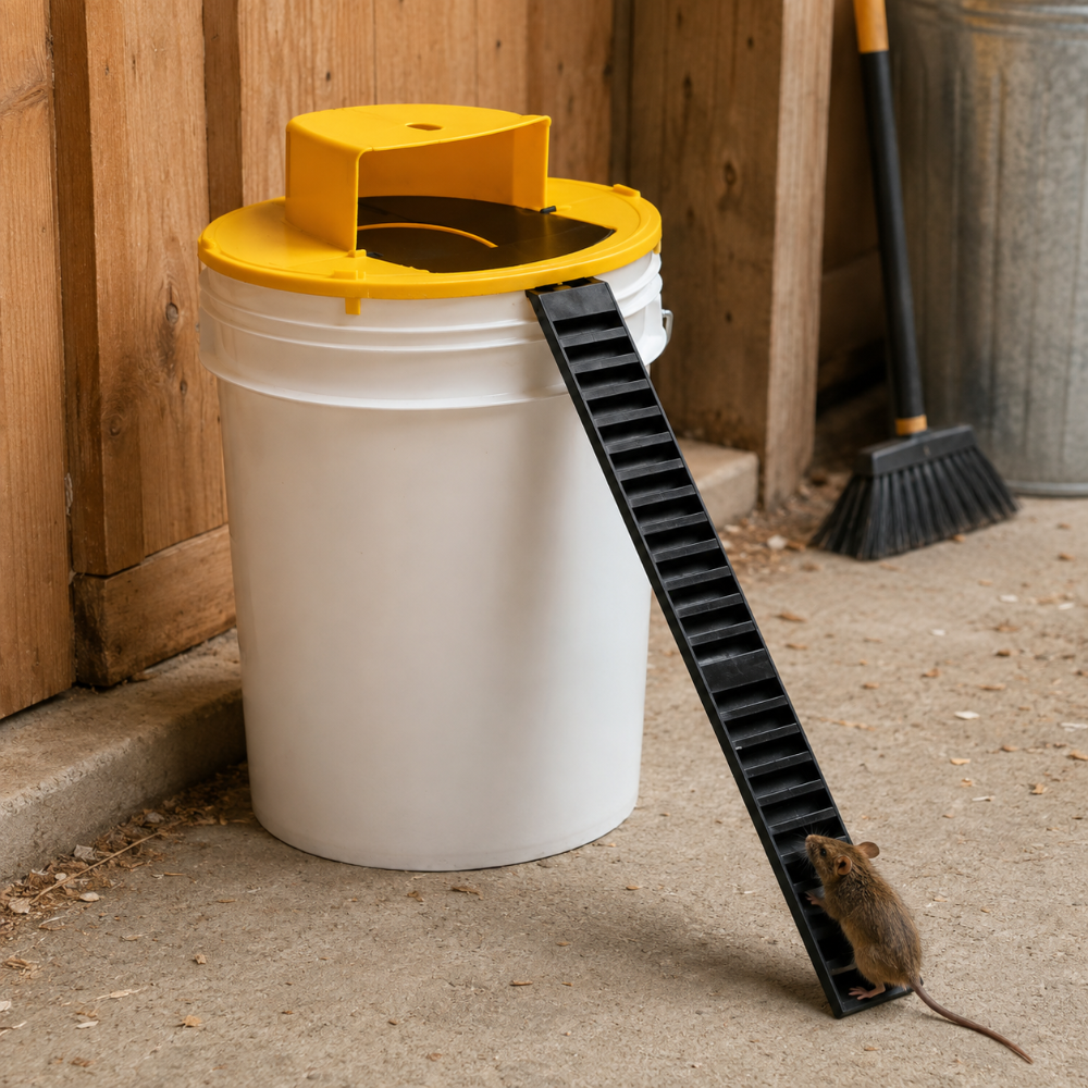 Lidex™ - Discreet 5-Gallon Trap Lid With Auto-Reset