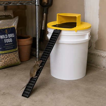 Lidex™ - Discreet 5-Gallon Trap Lid With Auto-Reset