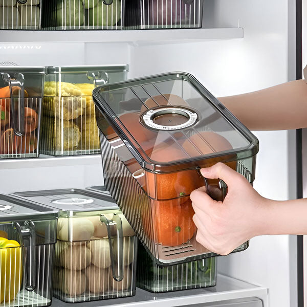 Clarix™ - Clear Stackable Fridge Organization for Fresh Produce