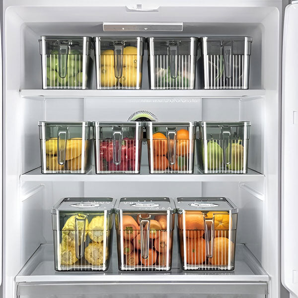 Clarix™ - Clear Stackable Fridge Organization for Fresh Produce