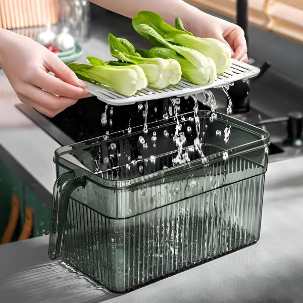 Clarix™ - Clear Stackable Fridge Organization for Fresh Produce