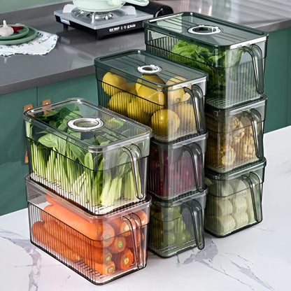 Clarix™ - Clear Stackable Fridge Organization for Fresh Produce