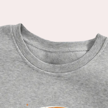 Spooka™ - Cozy Ghost & Pumpkin Sweatshirt For Fall