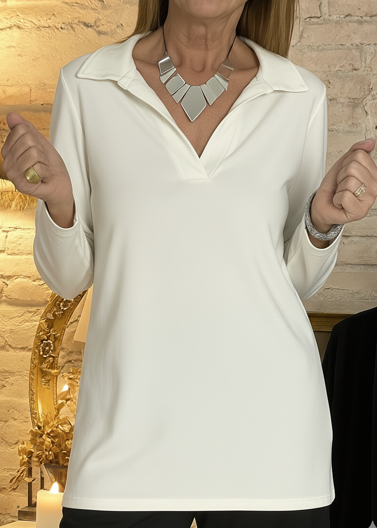 Avoria™ - Refined V-Neck Polo For Everyday Comfort