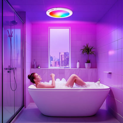 Lumae™ - Hands-Free Rechargeable Ceiling Light for Closets