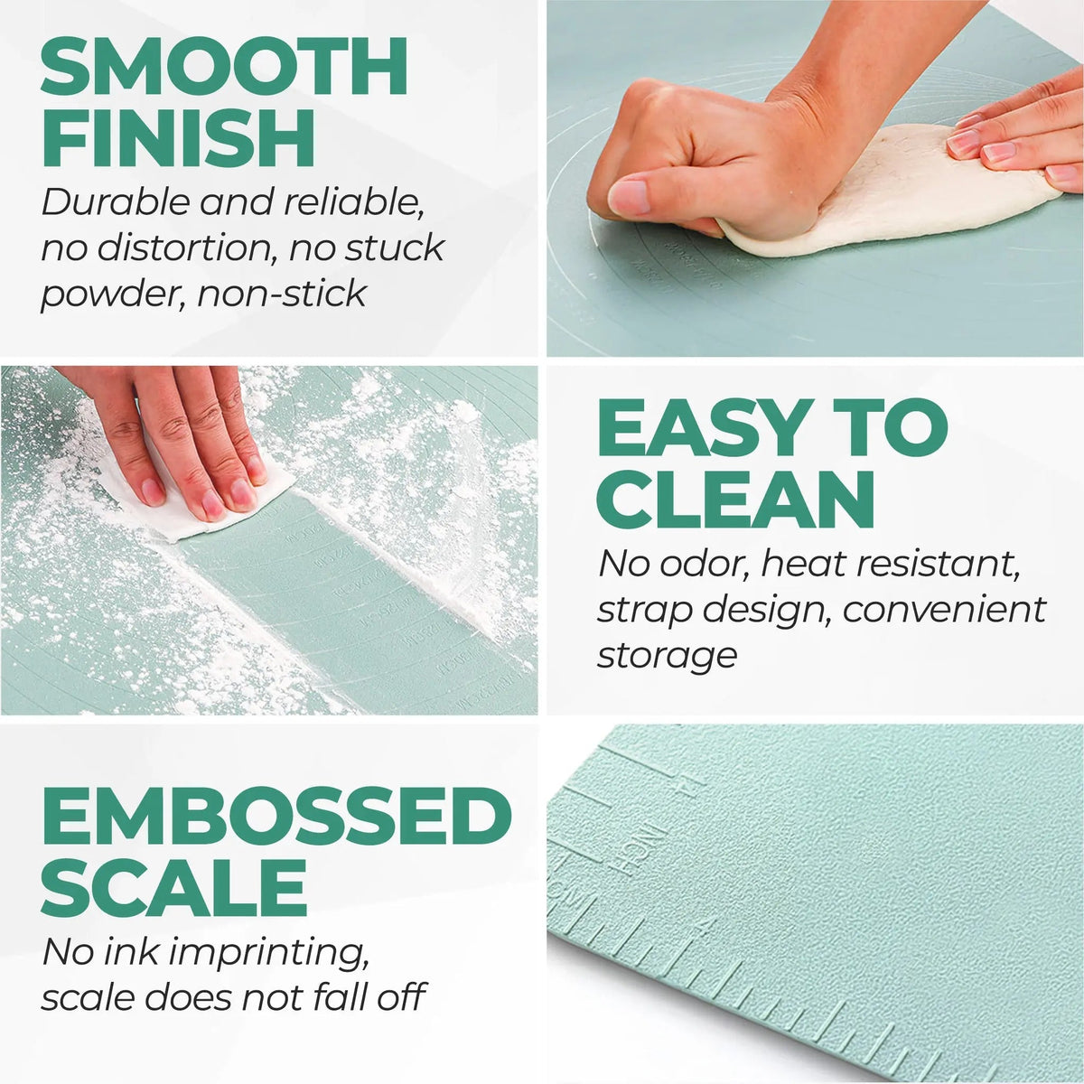 Matelle™ - Spacious Nonstick Surface For Mess-Free Baking