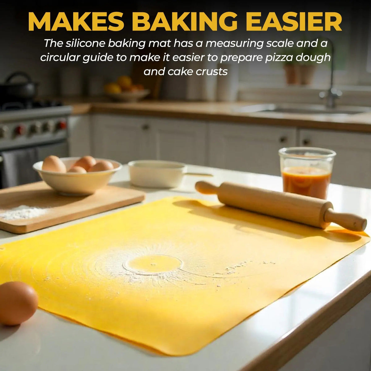 Matelle™ - Spacious Nonstick Surface For Mess-Free Baking