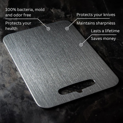 Aurex™ - Hygienic Titanium Prep Surface for Safer Chopping