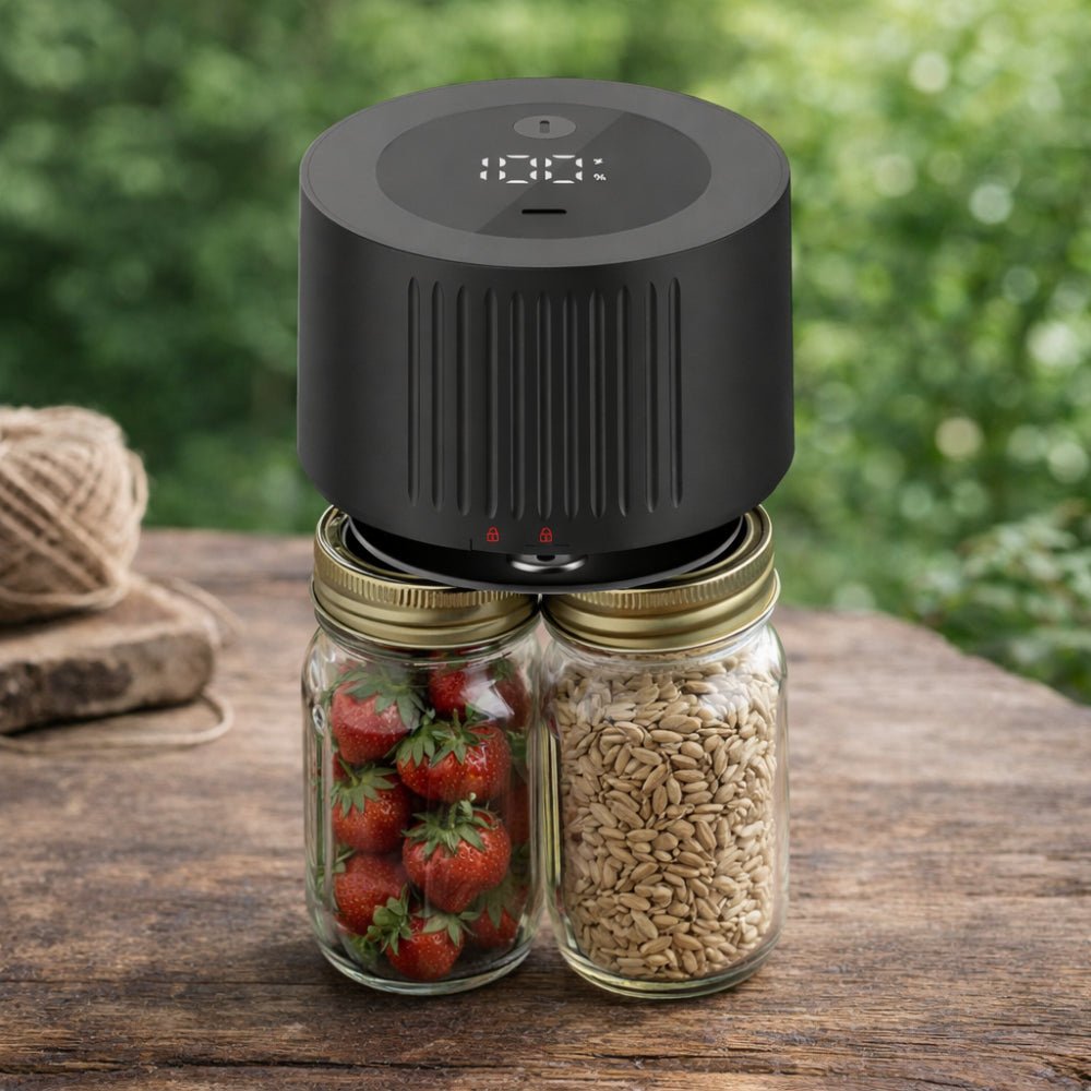 Vessy™ - Cordless Jar Sealing for Fresh Pantry Storage