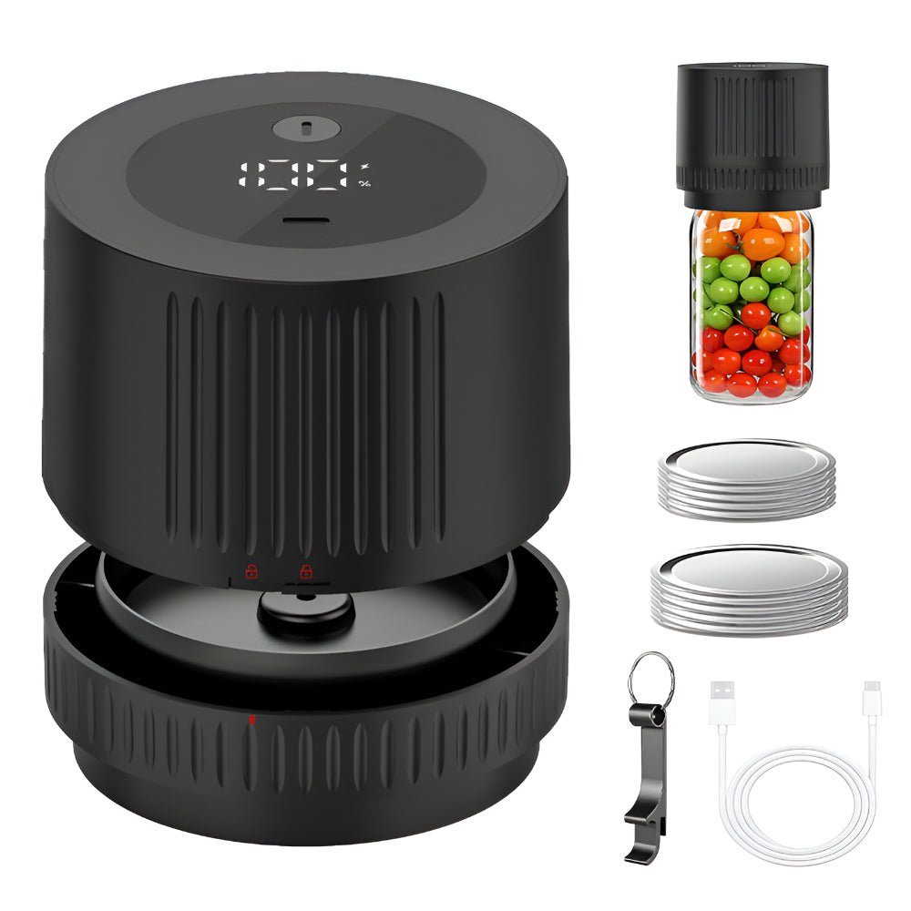Vessy™ - Cordless Jar Sealing for Fresh Pantry Storage