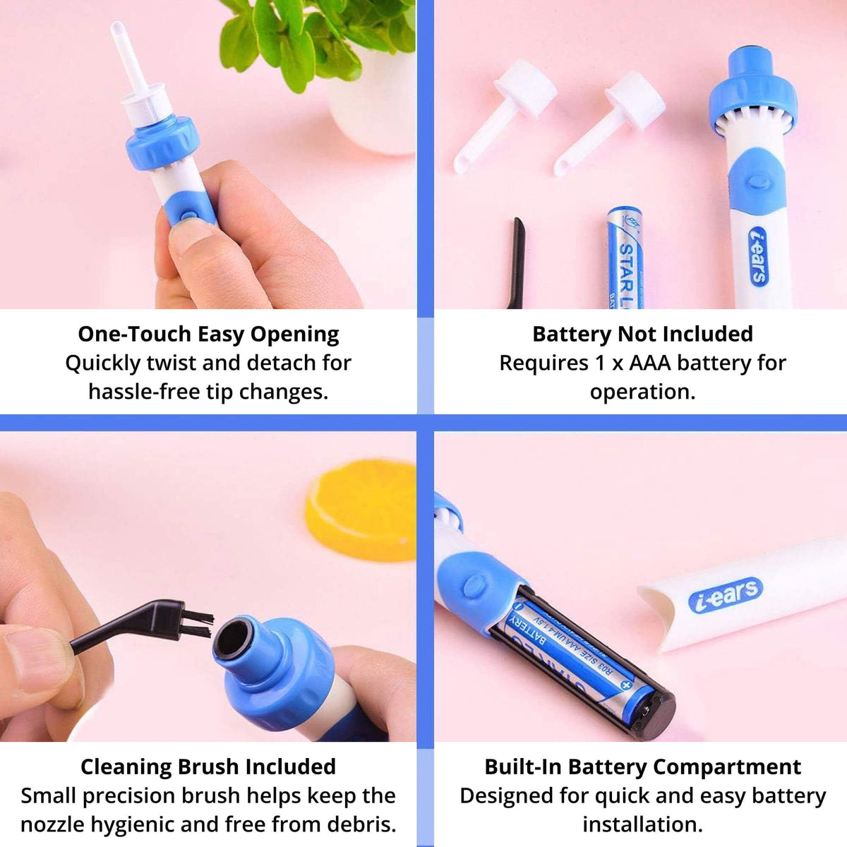 Aurix™ - Gentle Suction Ear Cleaning At Home