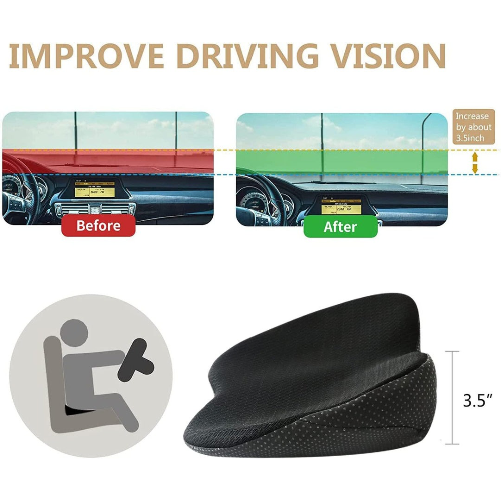 Elevra™ - Raises Seat for Clearer Road View