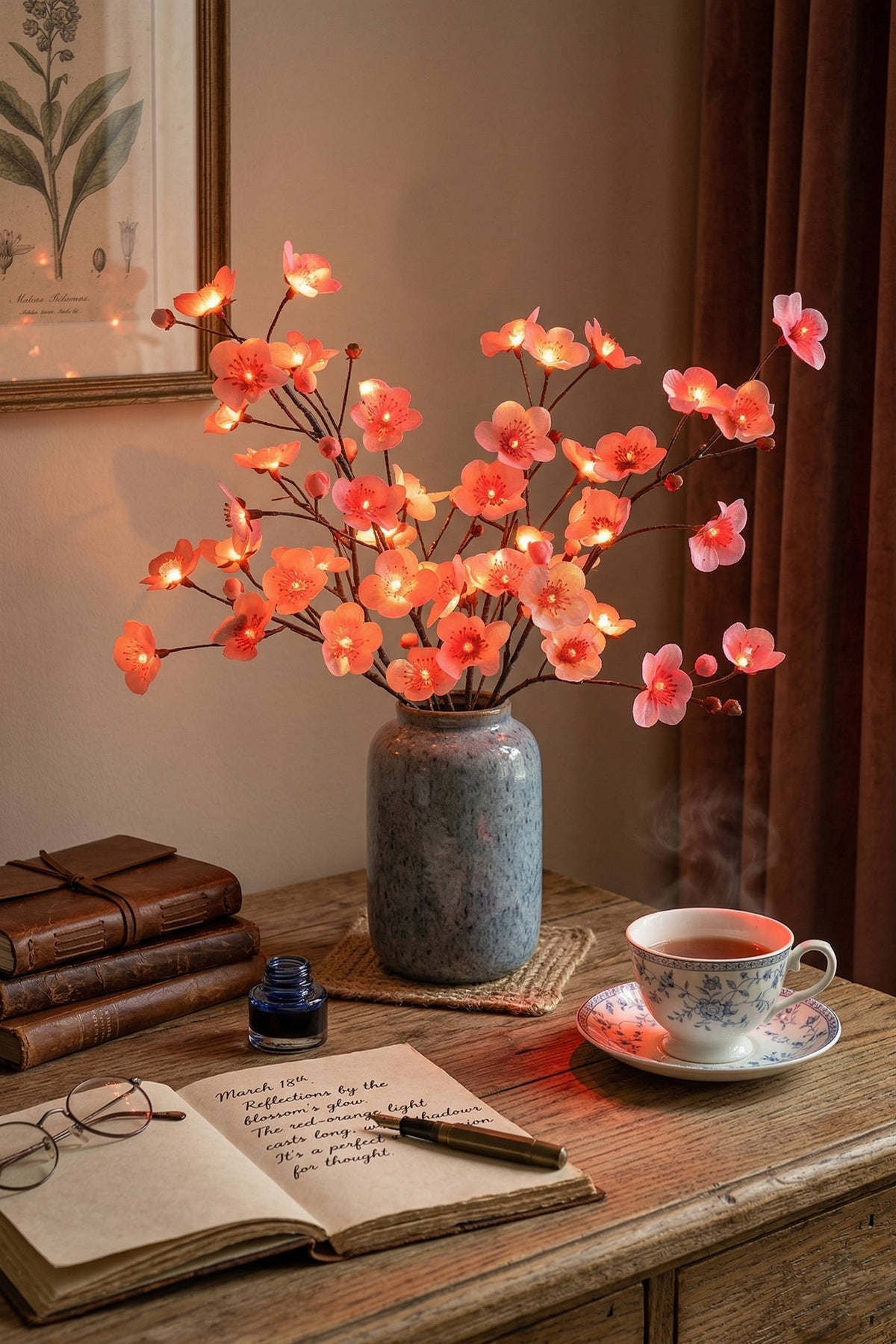 Virelle™ - Cordless Floral Branch Lights For Warm Ambience