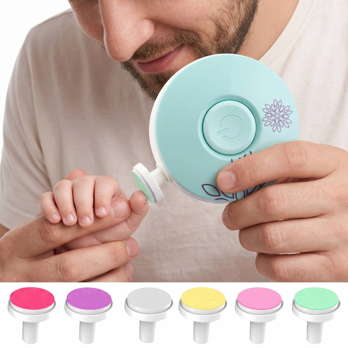 Lullio™ - Gentle, Quiet Filing for Newborn Nails