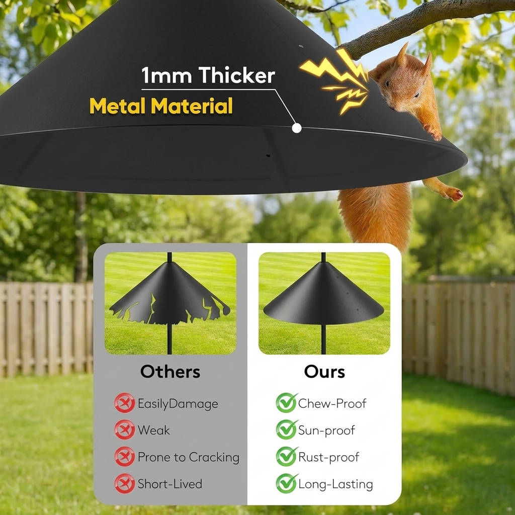 Sylva™ - Keeps Feeders Squirrel-Free and Dry