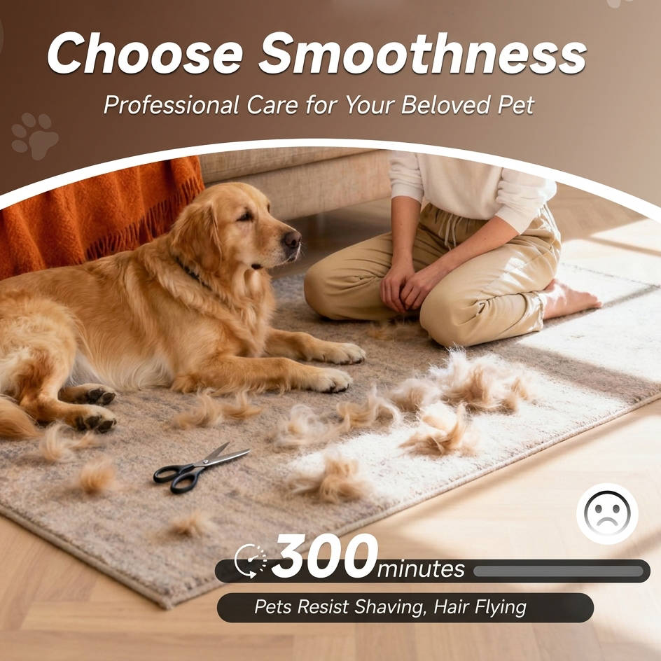 Folair™ - Quiet, Low-Mess Dog Trimming Experience